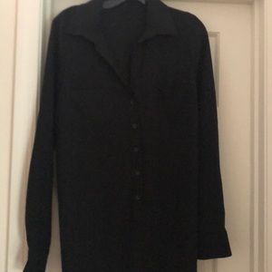 BCBG shirt dress w cutout